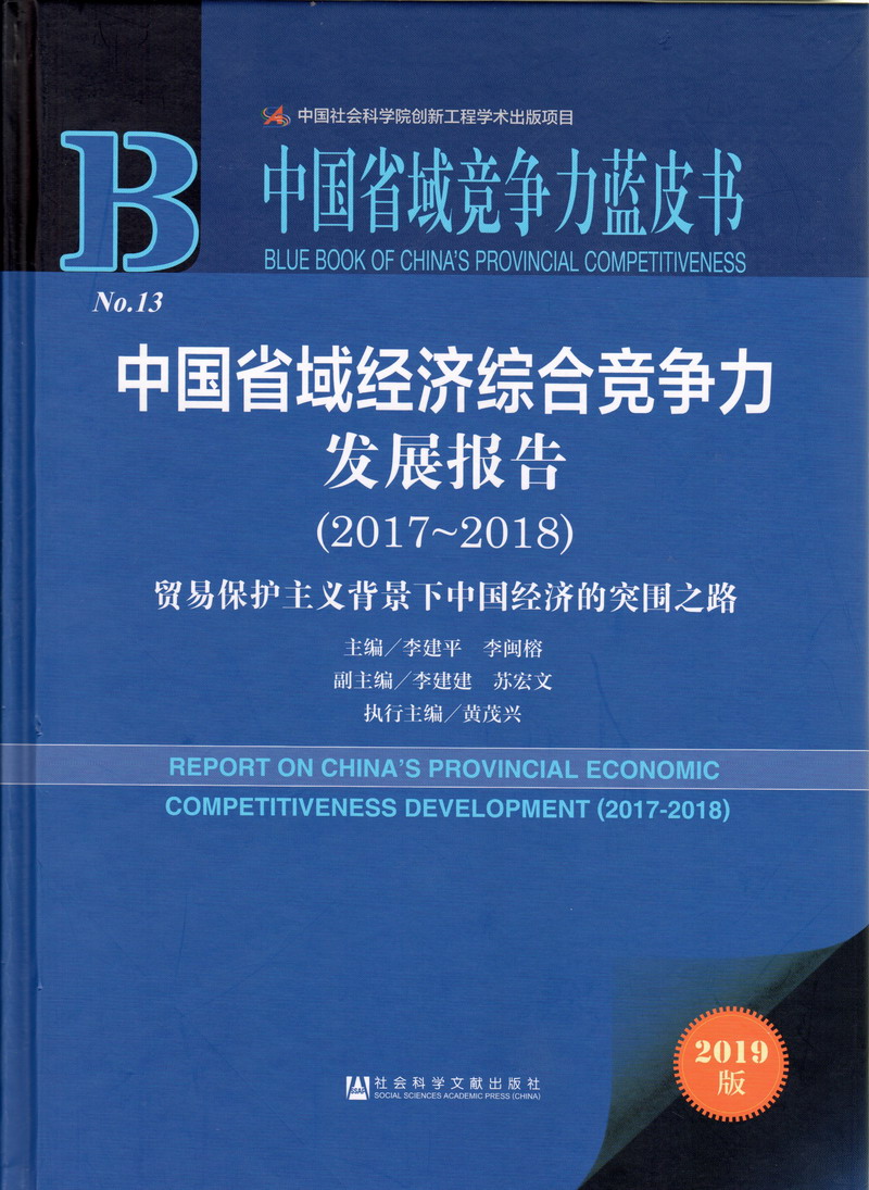 被大鸡巴狂操免费逼视频中国省域经济综合竞争力发展报告（2017-2018）